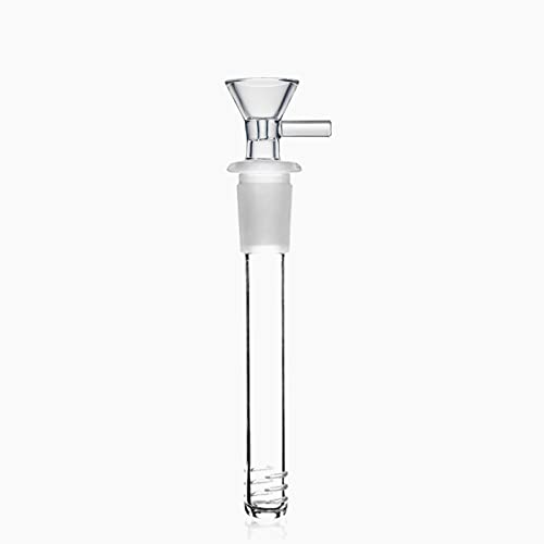 RORA Glas Bong Downstem Diffusor mit 14mm männlich Glas DownStem Adapter 11cm Diffusor unten Stiel für Wasser Bong