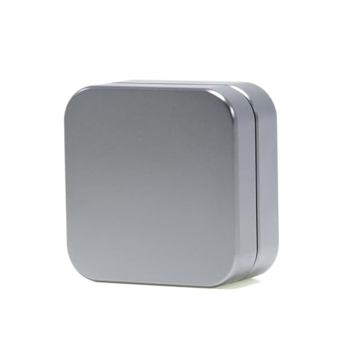 UAOGPLK Grau,Kräutermühle, 2-Lagige Tragbare Mühlen Aus Aluminiumlegierung, 55 Mm (2,2 Zoll) Gewürzmühle Für Trockene Kräuter Und Gewürze