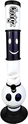 Generisch Acrylbong Make me Smile Bong Wasserpfeife CHONGZ Bong aus Acryl Ice/Höhe 400 mm / 420QUEENZ Bong-Kollektion