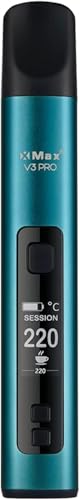 XMAX V3 PRO - Vaporizer (Blau), Konvektionsverdampfer, USB C, Herausnehmbarer Akku