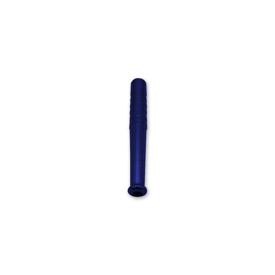 Ziehrohr Basebal Blau 6 cm lang - Schnupfröhrchen Ziehröhrchen Nasenröhrchen Baller Rohr Schnupfrohr Röhrchen Ziehrohr Schnupfzubehör