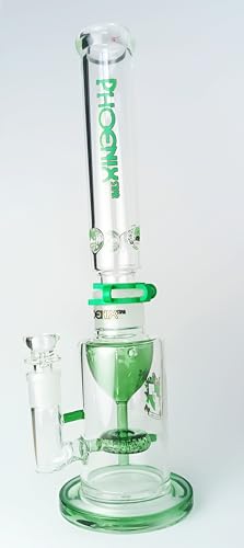Generisch GreenWave I - Recycler Bong - Handgefertigt 5mm | Entwickelt für legale Substanzen FSK 18 bzw. FSK 21'
