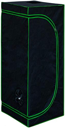 Kingpower Grow Zelt für Pflanzen Zuchtzelt Gewächshaus Box Zuchtschrank Garten Anzucht Gemüse Kräuter Grow Schrank Indoor Blumen klein Tomaten Hydro Green, Größe:40 x 40 x 160 cm (02)