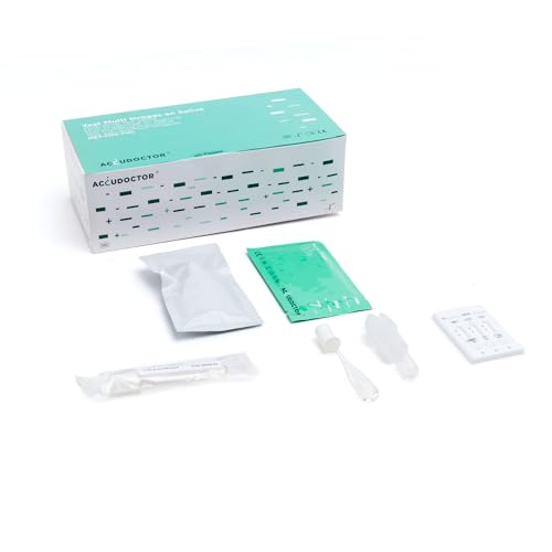 1 Accudoctor Multi Drogentest 3 Drogen im Speichel Speicheltest THC Cannabis Kokain Metanphetamin Teststreifen Marihuana Drogenschnelltest Speicheltest Schnelltest urin one multdrogentest kit drugs