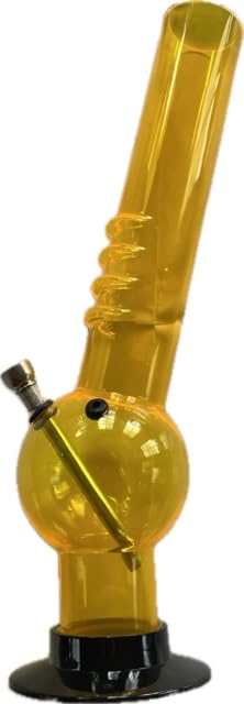 Acrylbong, Bong 35 cm, Transparent Gelb
