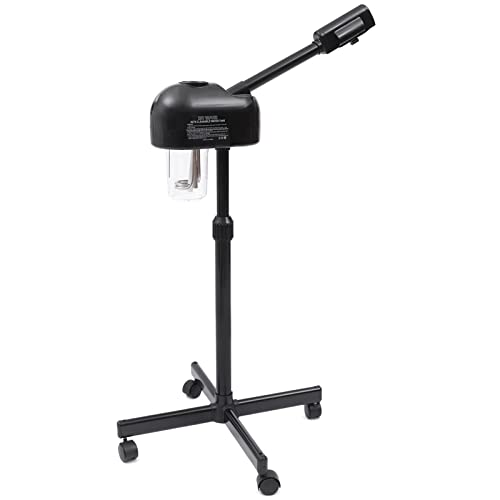 Feuchtigkeitspflege Sprays,Befeuchtend Sauber Gesichtsdampfer,750W 360 ° Drehung Gesichtsdampfer LCD-Bedienfeld,Unabhängiger transparenter Wassertank,PTC-Heiztechnologie,für Salon,Zuhause