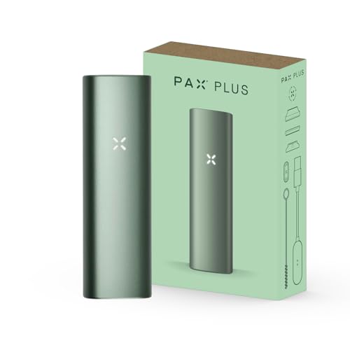 PAX Plus Starter Kit – Sage. Premium Portable Vaporizer für trockene Kräuter 10 Jahre Garantie.