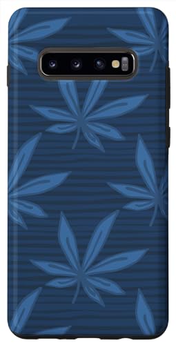 Hülle für Galaxy S10+ Edles und stilvolles Unkrautblatt-Muster – moderne Kunst Cannabis