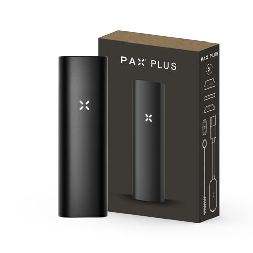 PAX Plus Starter Kit - Onyx. Premium Portable Vaporizer für trockene Kräuter 10 Jahre Garantie.