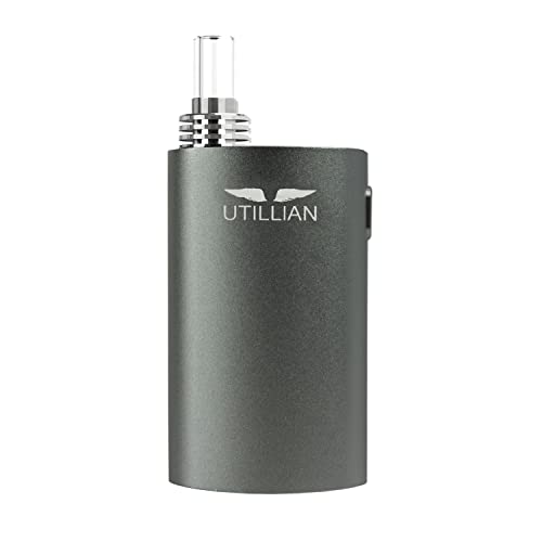 Utillian 421 Vaporizer | Tragbar und preiswert Trockene Verdampfer Kräuter | Einsteigerfreundlich | Gute Dampfqualität | Leichte Handhabung | hohe Produktqualität (Gunmetal)