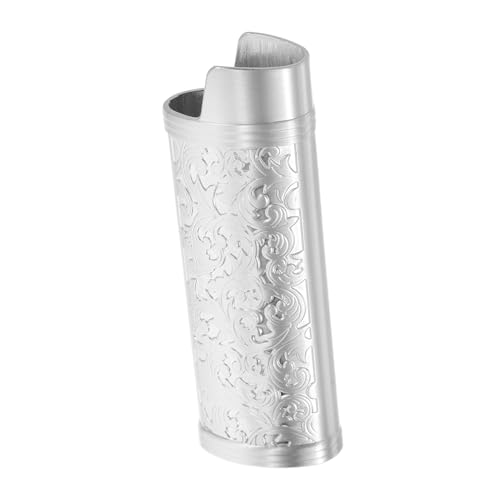 SHERCHPRY Feuerzeughülle Feuerzeughalter Für Feuerzeughüllen Metall Silber Eisen