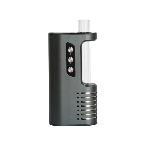 vaporizer kräuter Cuboo VaGo Verdampfer, Tragbar, 3-Stufen-Temperaturregelung, Grau bester oem vaporizer Nordd Dampf bauweise