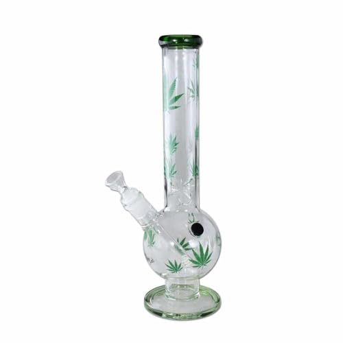 Black Leaf Belly Bong 18,8mm H: 35cm WS: 4mm