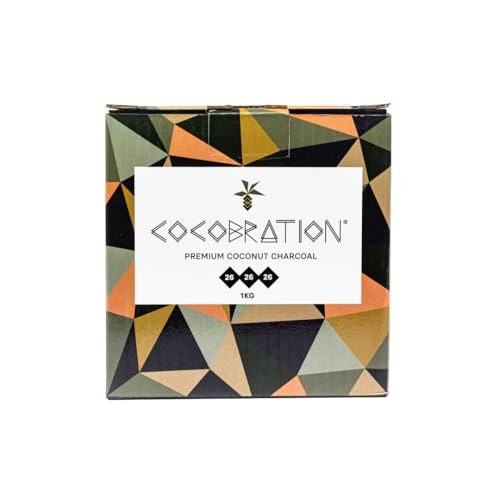 Cocobration 1Kg | Premium Shisha Kohle | 100% Kokosnuss | für Shisha & Grill