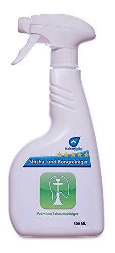 KaiserRein Shisha- und Bongreiniger Premium Schaumreiniger zur mühelosen Reinigung von Bong, Shisha, Wasserpfeifen, Pfeifen sowie Zubehör und Aschenbecher