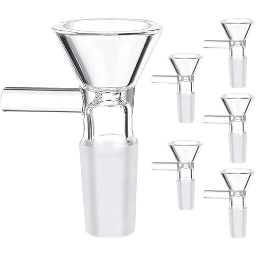 DRJCKOLOTH Bong Kopf,Bong Glas Kopf,6 Stück Glasbong,Köpfchen Chillum Steckkopf Bong Kopf Adapter Zubehör Aufsatz