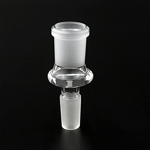 wonbest Glasanschlussadapter für Wasser-Bong, 1pcs Glas-Bong-Zubehör Teile 14 to 18MM Stecker-Buchse-Typ (14mm male-18mm Female)