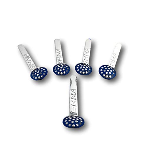 EKNA Stahl-Hängesiebe Einhängesiebe 12mm für Tabakpfeifen, trad. Wasserpfeifen 5 Stück Stahlhängesiebe mit Sticker (5, 12mm)