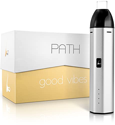 LYTE PATH Vaporizer | Höchste Qualität aus Bayern | Verdampfer für Kräuter | Keramik-Kammer | Einfache Bedienung | mit Glasmundstück | Aluminium Gehäuse | Design LYTE Deutschland | Nikotinfrei