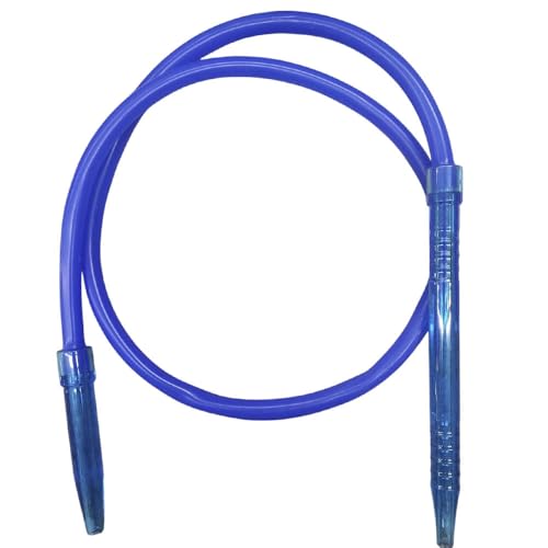 Universal-Silikonschlauch mit allen Shisha-Modellen, 188 cm, waschbar, ohne Nikotin (blau)