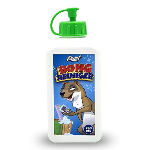 Weezel 250ML Bio Bong Reiniger Konzentrat | Glas Spezialreiniger auch für Shisha, Rigs & Wasserpfeifen | Hochwirksam
