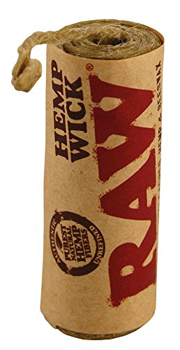 RAW Hemp Wick 6m Langer Docht aus Hanf und Bienenwachs 3X Hemp Wicks