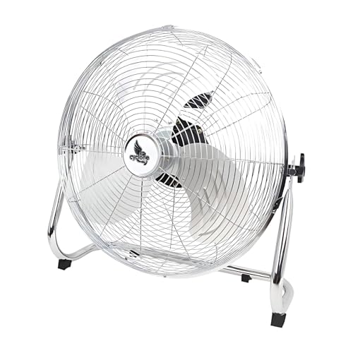 Weedness Zyklon Boden Ventilator leise 50 cm - Grow Belüftung Homebox Growbox Mini Ventilator Klein