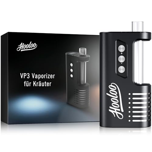 HOOLOO Premium Vaporizer Tragbarer Verdampfer Kräuter, OLED Display Vaporizer - Made in USA