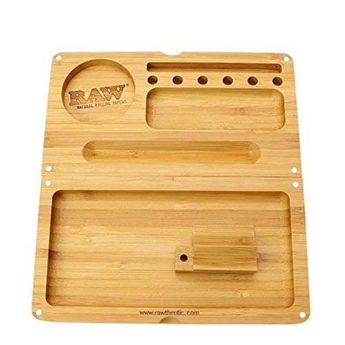 RAW Rolling Tray Bamboo Flip-22x 23,4 x 2 cm, Bambus