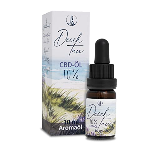 Deichtau CBD-Öl 10% - Vollspektrum Hanf-Tropfen - 1000mg Cannabidiol - Deutsches Unternehmen