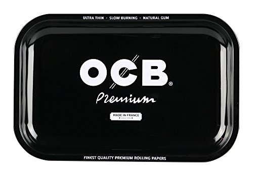 OCB Premium Rolling Metal Tray, Metall, Medium, 11.5Wx7.5L
