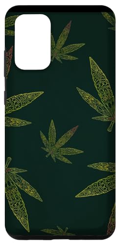 Hülle für Galaxy S20+ Unkrautblattmuster 420 Cannabis