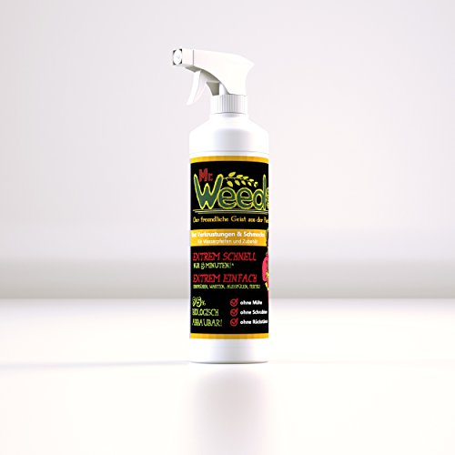 Mr Weeds - Premium Bong Reiniger 500ml | Bong Reiniger | Shisha Reiniger | Schmocke weg | Schmand weg