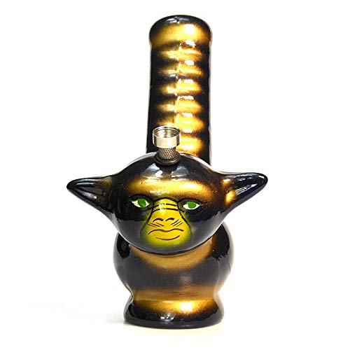 420QUEENZ Yoda Bong Keramik Bong schwarz 24 cm Bong-Kollektion