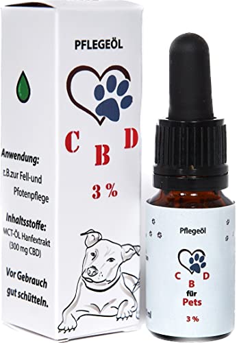 CBD Öl für Hunde und Katzen 3% 10 ml