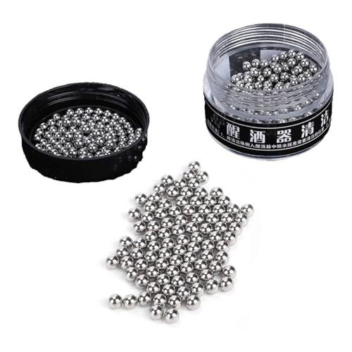 Dekanter Reinigung Perlen, 500PCS Metall Reinigung Perlen Wein Karaffe Dekanter Wein Dekanter und Karaffen Wein Dekanter Reinigung Perlen Wiederverwendbare Wein Dekanter Reinigung Kugeln