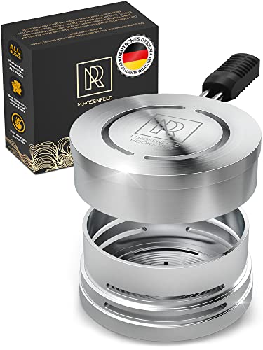 M. ROSENFELD Smokebox Shisha – HOOKARTIS 3.0 – Heat Management Shisha Kopf Aufsatz mit DoppelringBoden passt für alle gängigen Köpfe, Shisha HMD Designed in Germany New Version Shisha Zubehör