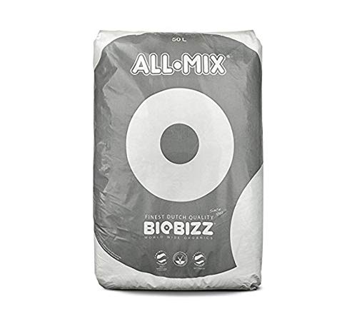 Biobizz Bio-Blumenerde All-Mix Universalmischung, leichte Mischung aus Wurm-Humus, 1 x All-Mix-Mischung, 50 l