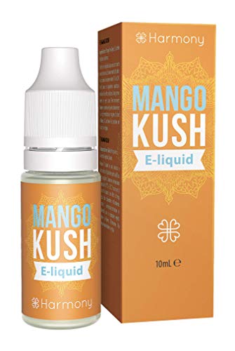 Harmony CBD E-Liquid (über 99% Reinheit) - Terpene von Mango Kush - 600mg CBD in 10 ml - nikotinfrei
