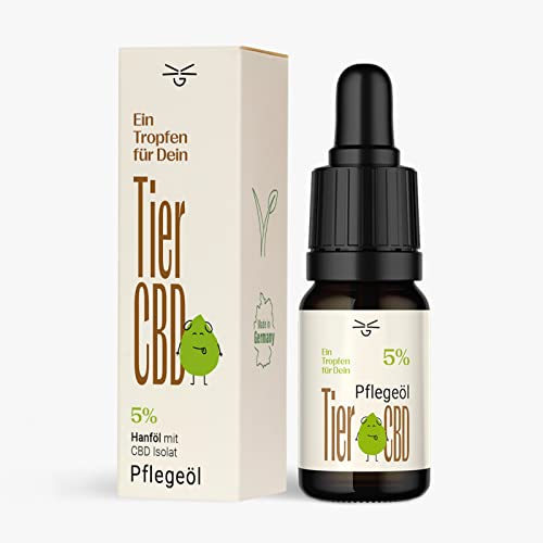 GRINSEKATZEN CBD Öl für Hunde und Katzen, 10ml (CBD Öl 5%)