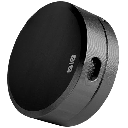 Baldursbreeze Premium Aluminium Schnupftabak Dosierer, Schnupftabakdose und Schnupftabakspender, Sniffer, Snuff Dispenser (Schwarz)