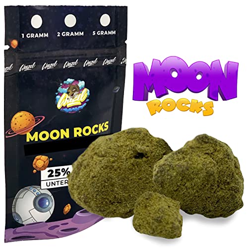 Moonrocks 5G / 5000 mg | 25% Reinheit | Perfekt zur aromatischen Therapie | vegan & vegetarisch | Icerocks