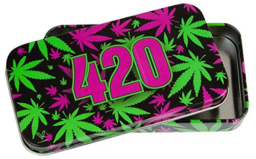 PatchouliWorld Metalldose '420 Purple Haze' - Syndicase - Für Tabak & Kleinteile