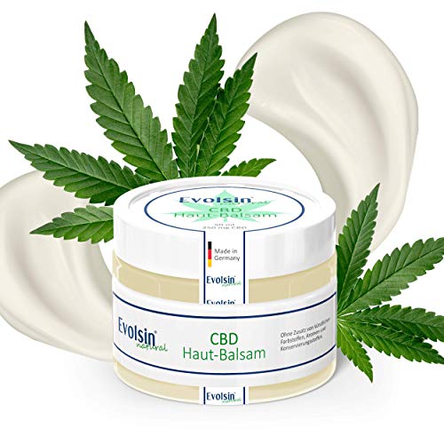 Evolsin CBD Creme I Allrounder 100% Bio I 250mg CBD I Hanf Creme bei Narben, Akne, Pickel, Neurodermitis, Psoriasis, Schuppenflechte, Dehnungsstreifen u.v.m