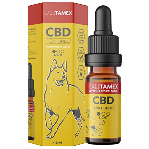 CALITAMEX CBD Öl Hund 4% | Aus Bio Kultivierung | Premium CBD Öl für Hunde | 400mg CBD Hund, mit Tierärzten entwickelt | THC freies CBD Öl Hunde | 100% natürliches CBD Hunde | 10ml