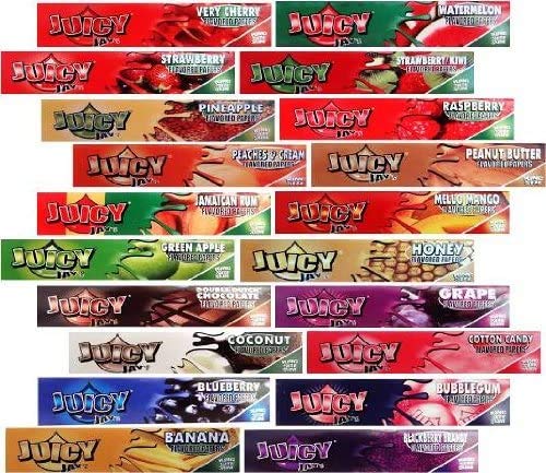 Trendz – 10 Heftchen Juicy-Jay-Papers (Mix), Kingsize, Slim